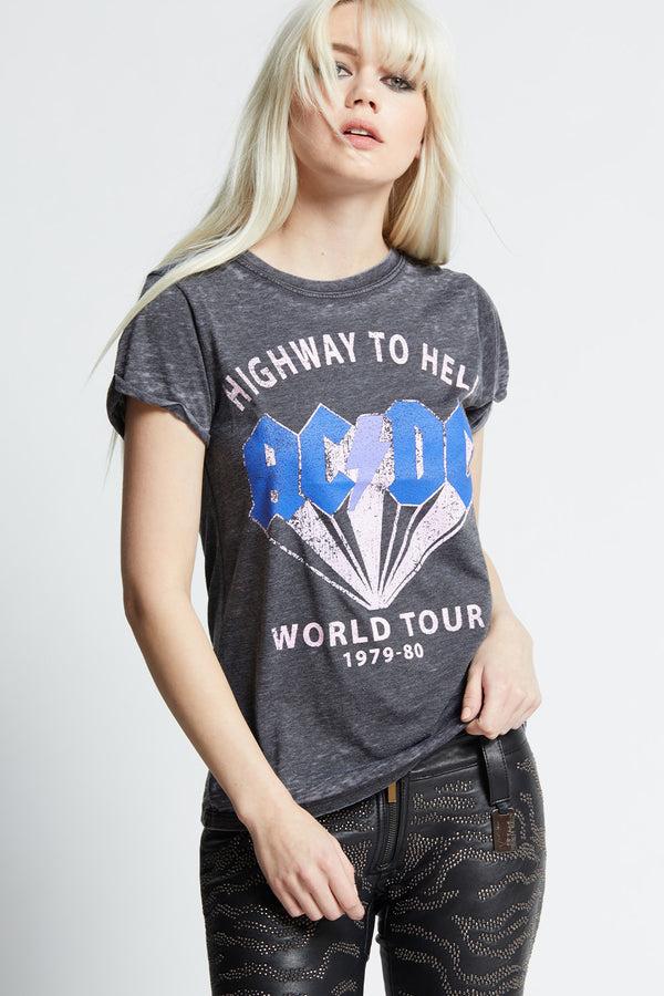 Recycled Karma AC/DC Highway To Hell Tour Vintage Concert Tee