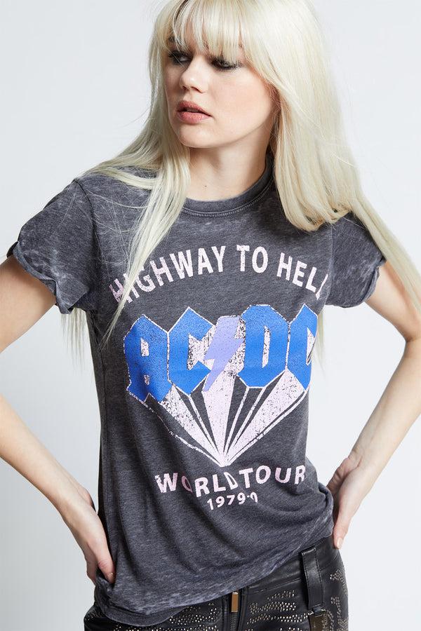 Recycled Karma AC/DC Highway To Hell Tour Vintage Concert Tee