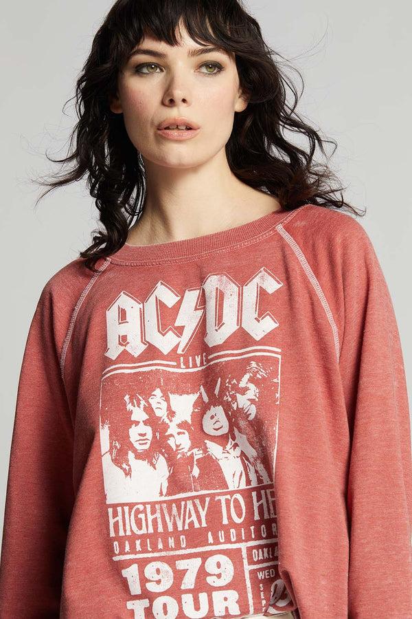 Recycled Karma AC/DC Highway To Hell Vintage Concert Sweatshirt