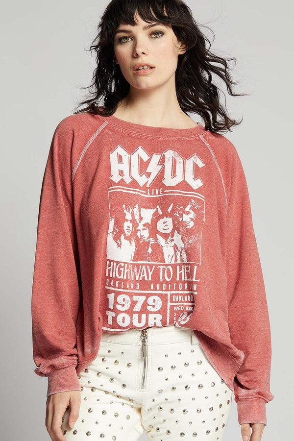 Recycled Karma AC/DC Highway To Hell Vintage Concert Sweatshirt