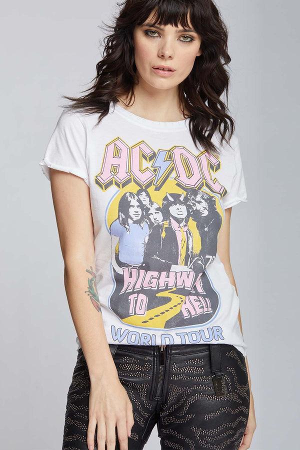 Recycled Karma AC/DC Highway To Hell World Tour Vintage Band Tee