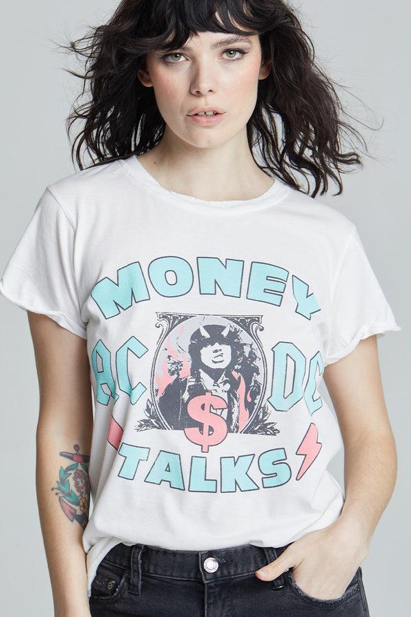 Recycled Karma AC/DC Moneytalks Vintage Graphic Tee