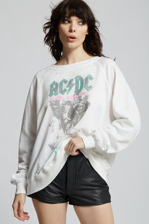 Recycled Karma AC/DC No Bull 1996 Live Tour Vintage Sweatshirt