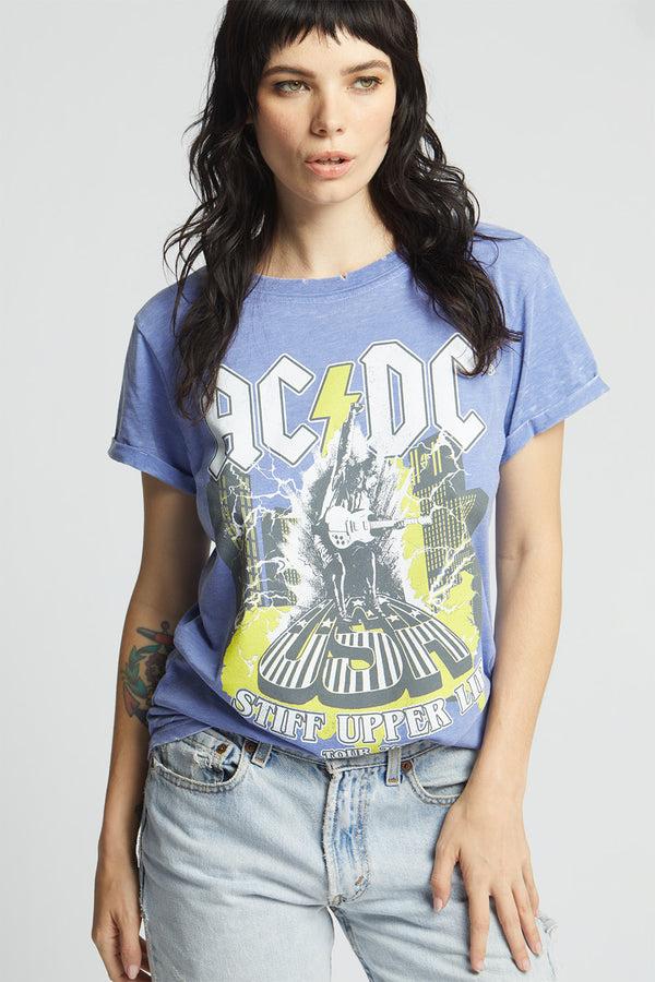 Recycled Karma AC/DC Stiff Upper Lip Tour Vintage Graphic Tee
