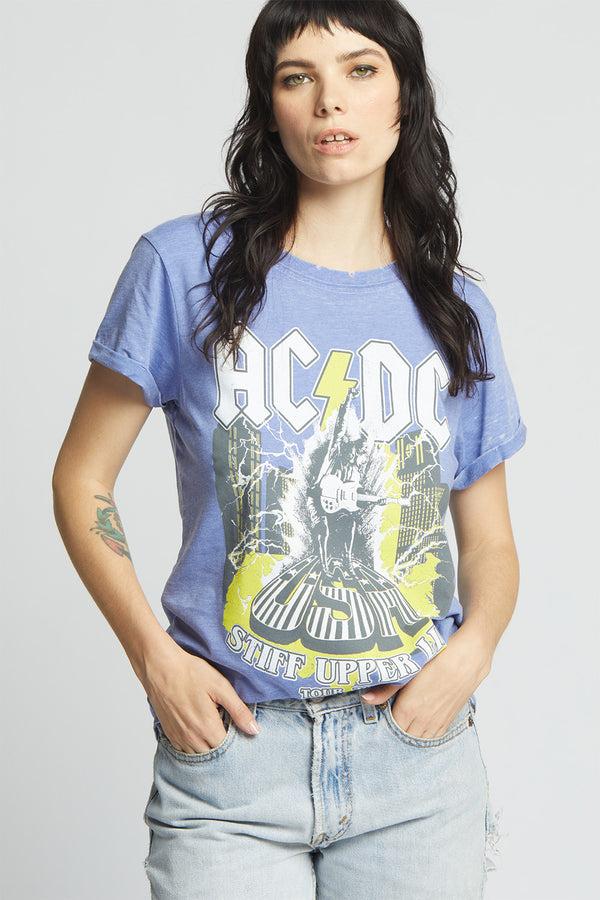 Recycled Karma AC/DC Stiff Upper Lip Tour Vintage Graphic Tee