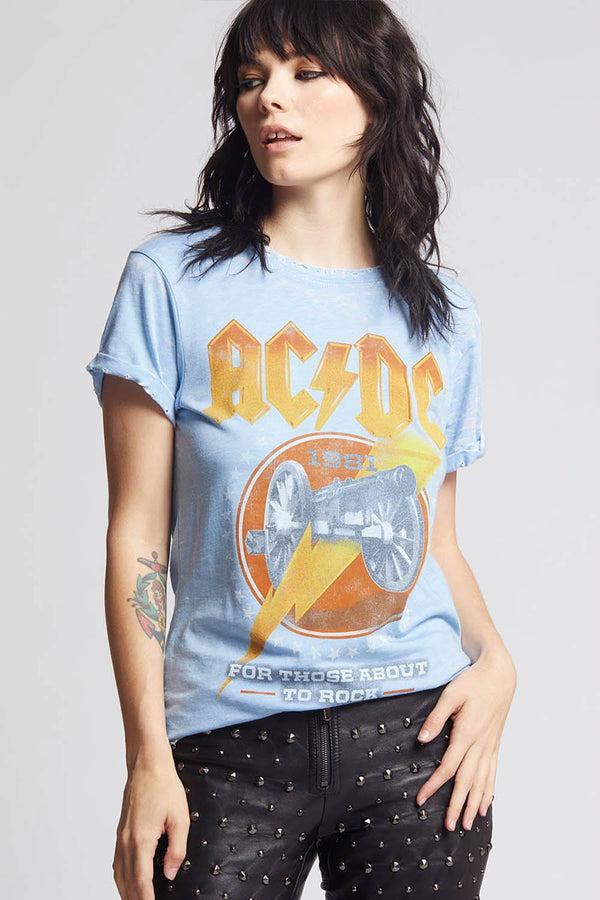 Recycled Karma AC/DC Those About To Rock Vintage Graphic Tee
