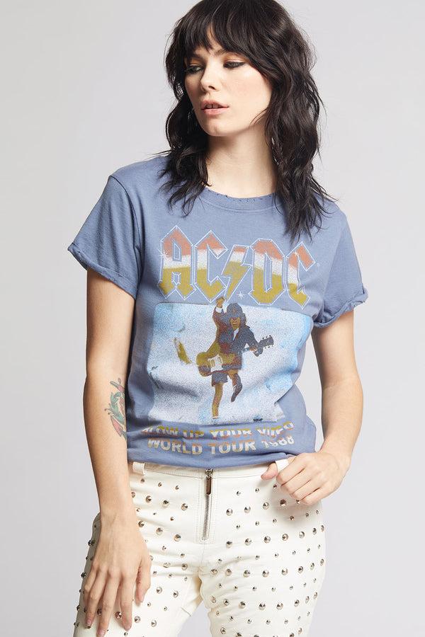 Recycled Karma AC/DC U.S. Tour 1988 Vintage Band Tee