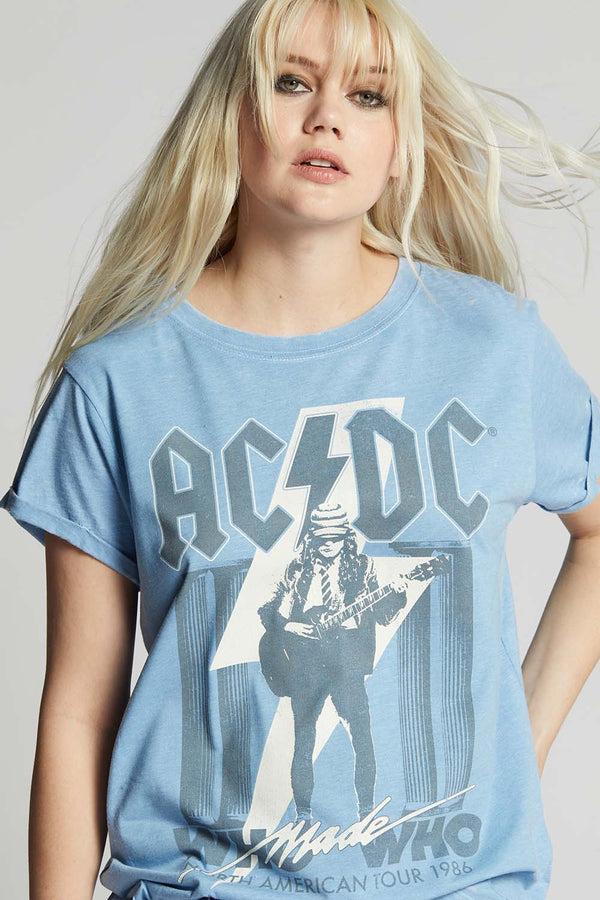 Recycled Karma AC/DC Who Made Who 1986 Tour Vintage Graphic Tee
