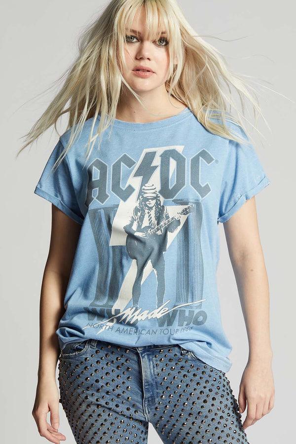 Recycled Karma AC/DC Who Made Who 1986 Tour Vintage Graphic Tee