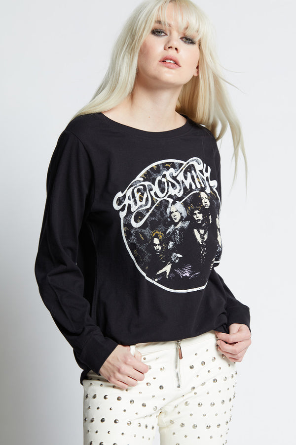 Recycled Karma Aerosmith Back In The Saddle Long Sleeve Tee