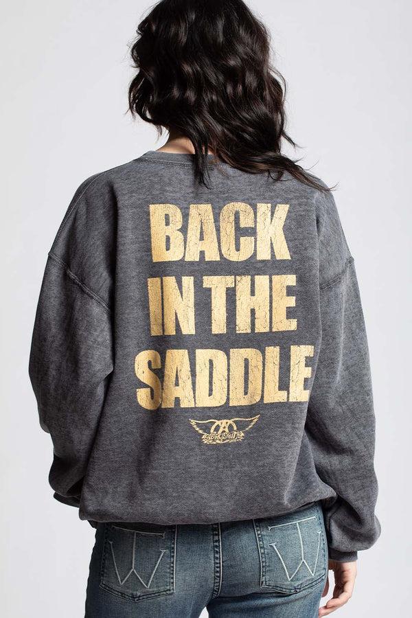 Recycled Karma Aerosmith Back In The Saddle Slim Fit Graphic Sweatshirt