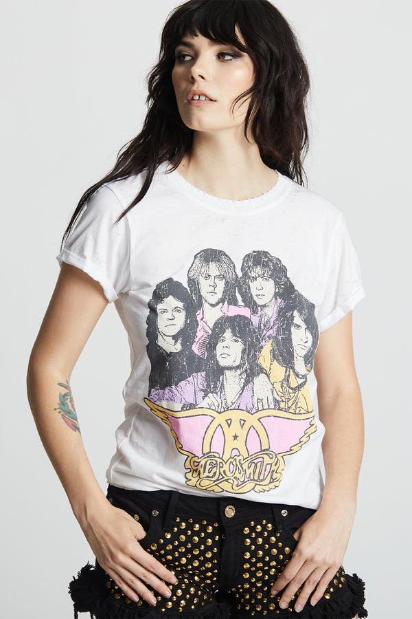 Recycled Karma Aerosmith Dream On 1973 Vintage Band Tee