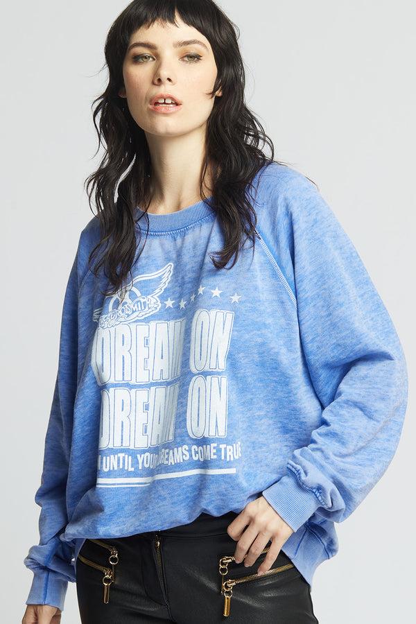 Recycled Karma Aerosmith Dream On Oversized Sweatshirt
