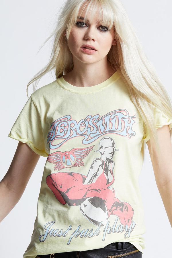 Recycled Karma Aerosmith Just Push Play Vintage Graphic Tee