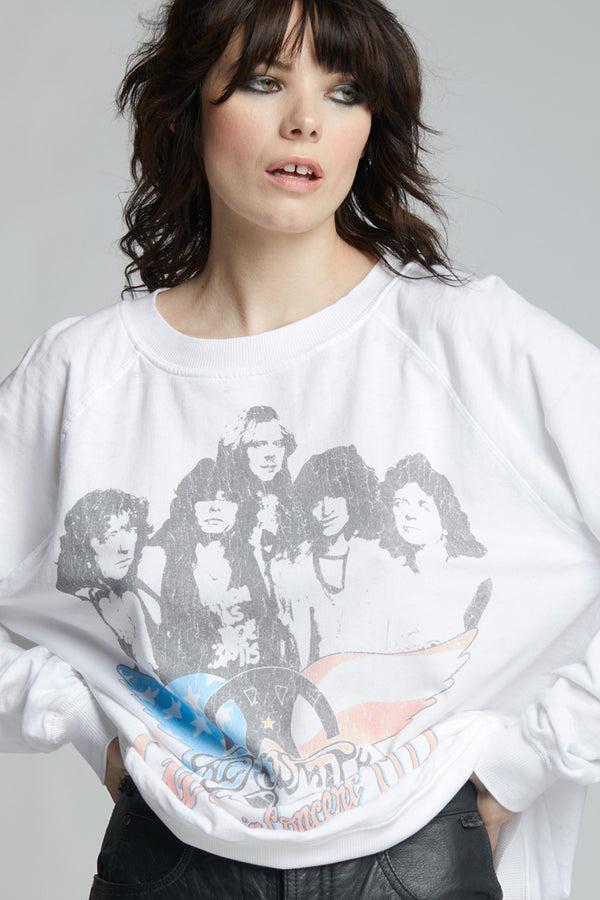 Recycled Karma Aerosmith Live In Concert ‘94 Oversized Concert Sweatshirt