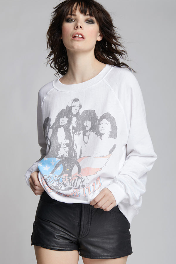 Recycled Karma Aerosmith Live In Concert ‘94 Oversized Concert Sweatshirt