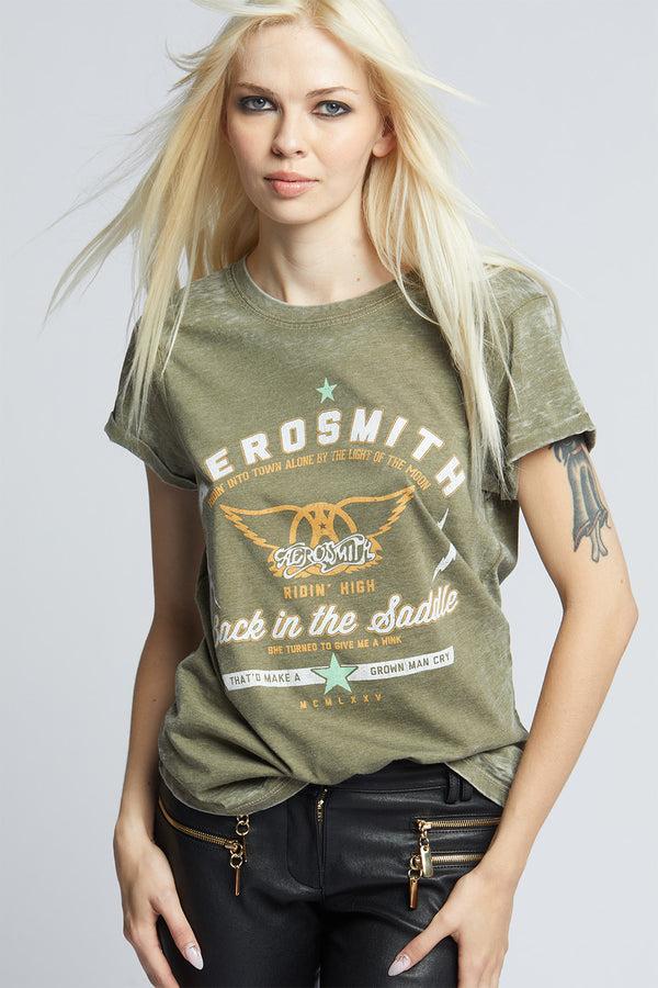 Recycled Karma Aerosmith Ridin’ High Vintage Band Graphic Tee