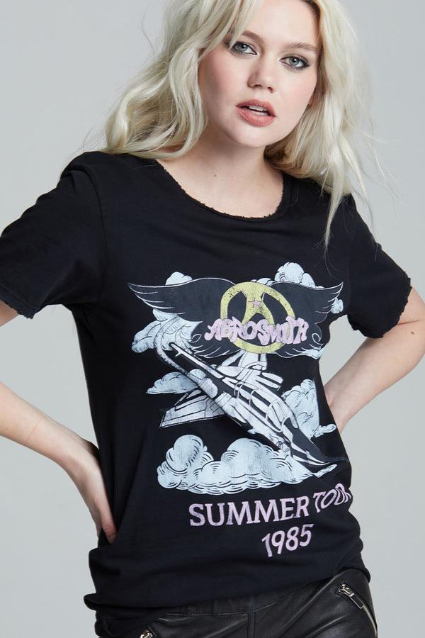 Recycled Karma Aerosmith Summer 1985 Tour Vintage Concert Tee