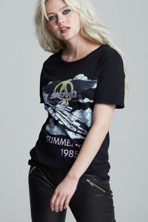 Recycled Karma Aerosmith Summer 1985 Tour Vintage Concert Tee