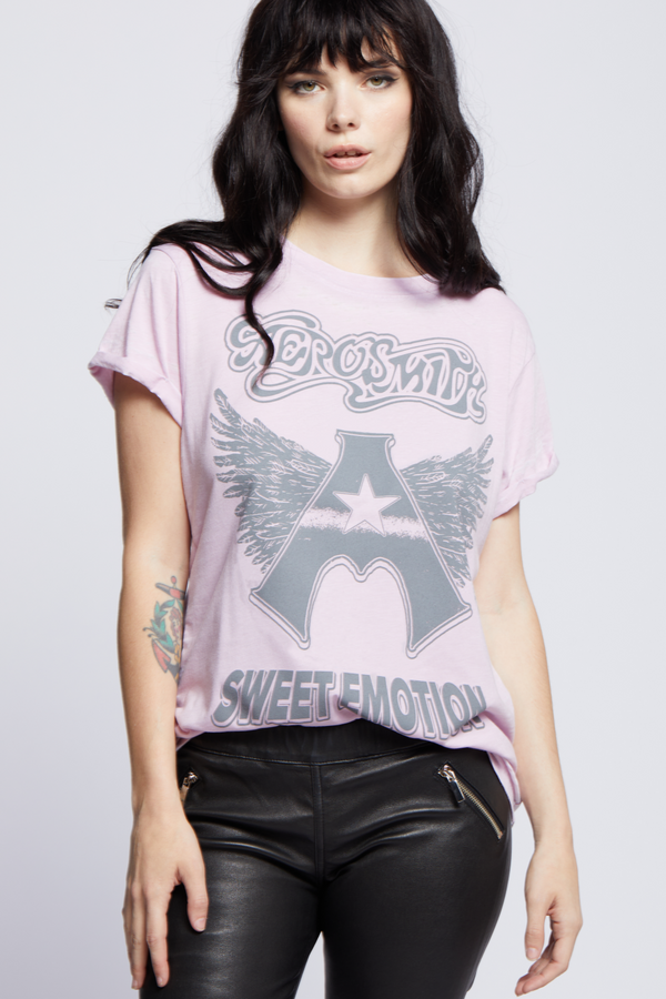recycled karma Aerosmith Sweet Emotion Slim Fit Vintage Band Tee