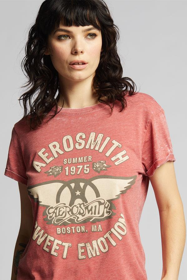 Recycled Karma Aerosmith Sweet Emotion Vintage Concer Tee