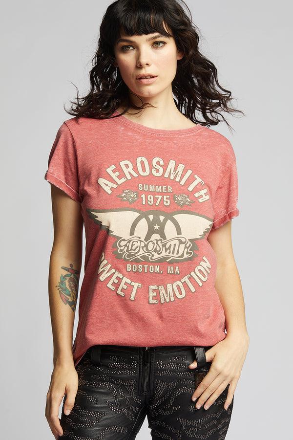 Recycled Karma Aerosmith Sweet Emotion Vintage Concer Tee