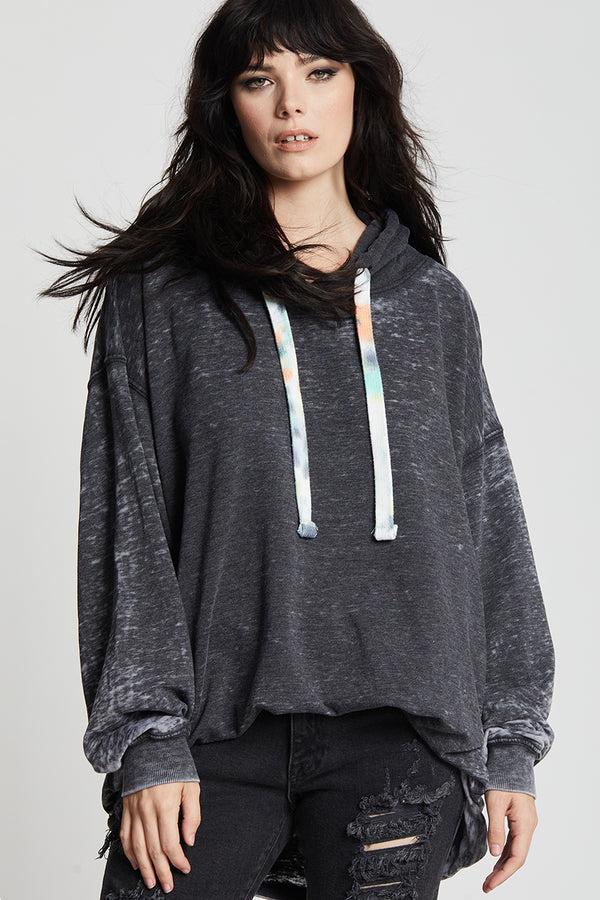 Recycled Karma Be A Bad Ass One Size Vintage Style Graphic Hoodie