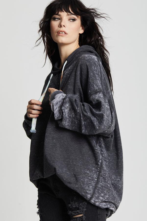 Recycled Karma Be A Bad Ass One Size Vintage Style Graphic Hoodie