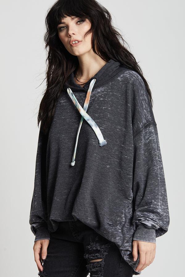 Recycled Karma Be A Bad Ass One Size Vintage Style Graphic Hoodie