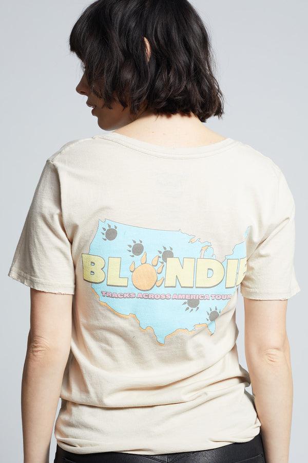 Recycled Karma Blondie Across America Boyfriend Tee