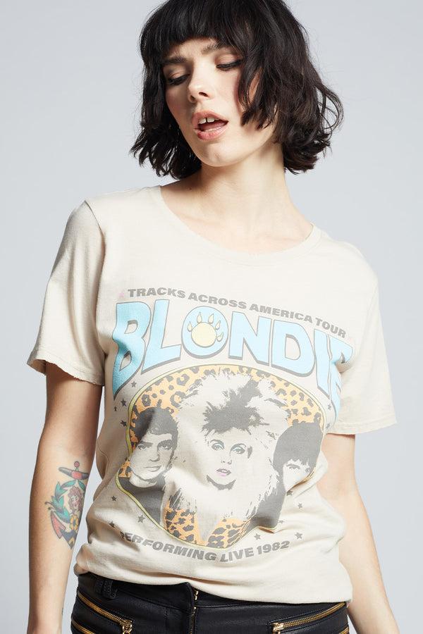 Recycled Karma Blondie Across America Boyfriend Tee