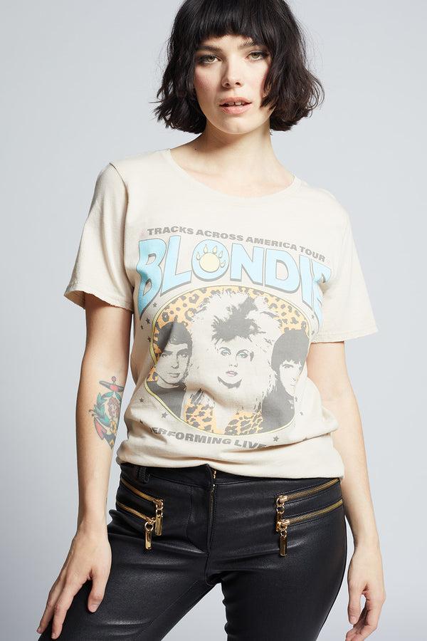 recycled karma Blondie Across America Boyfriend Tee