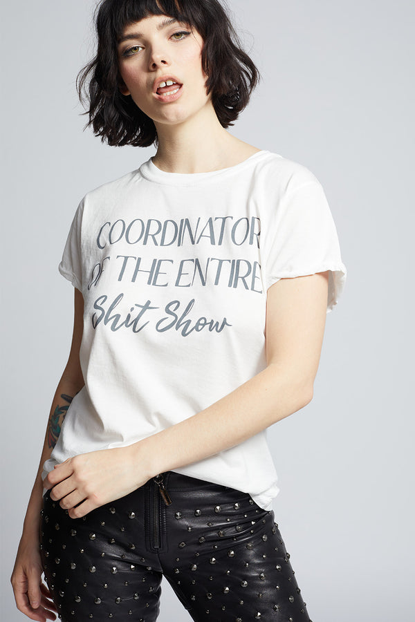 Recycled Karma Coordinator Of The Entire Shit Show Graphic Tee
