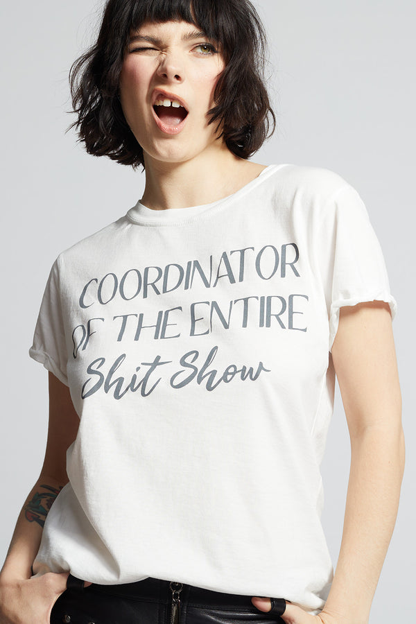 Recycled Karma Coordinator Of The Entire Shit Show Graphic Tee