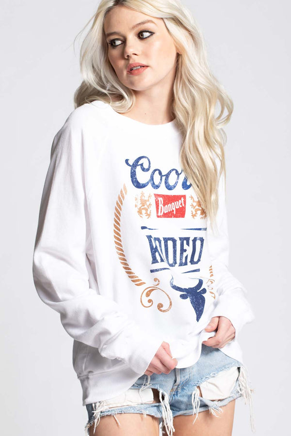 Recycled Karma Coors Banquet Oversized Vintage Sweatshirt