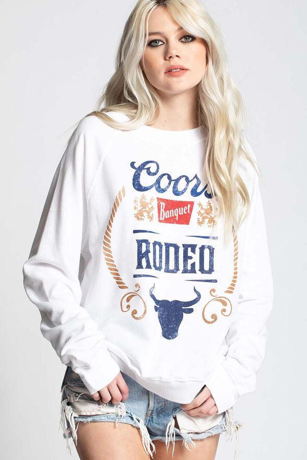 Recycled Karma Coors Banquet Oversized Vintage Sweatshirt