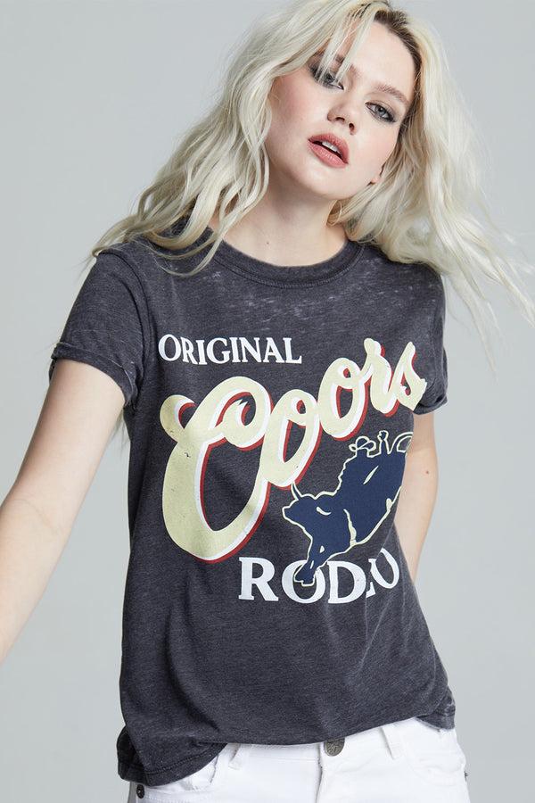 Recycled Karma Coors Rodeo Bull Vintage Graphic Tee