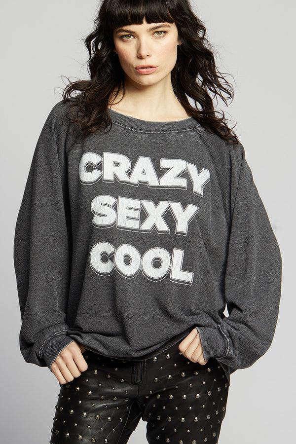 Recycled Karma Crazy Sexy Cool Oversized Crewneck Sweatshirt