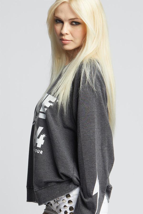 Recycled Karma David Bowie Diamond Dogs Tour 1974 Sweatshirt