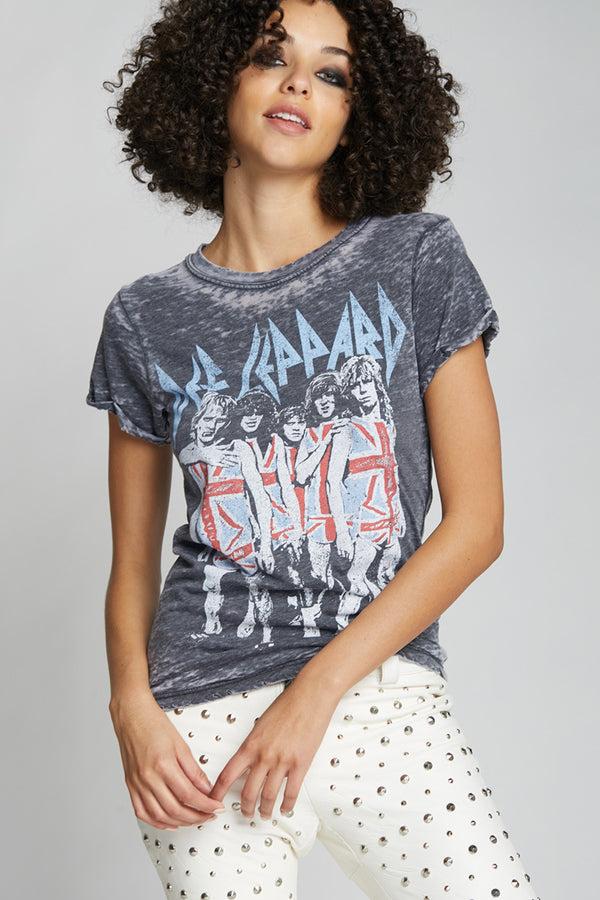 recycled karma Def Leppard Band Members Vintage Graphic Tee
