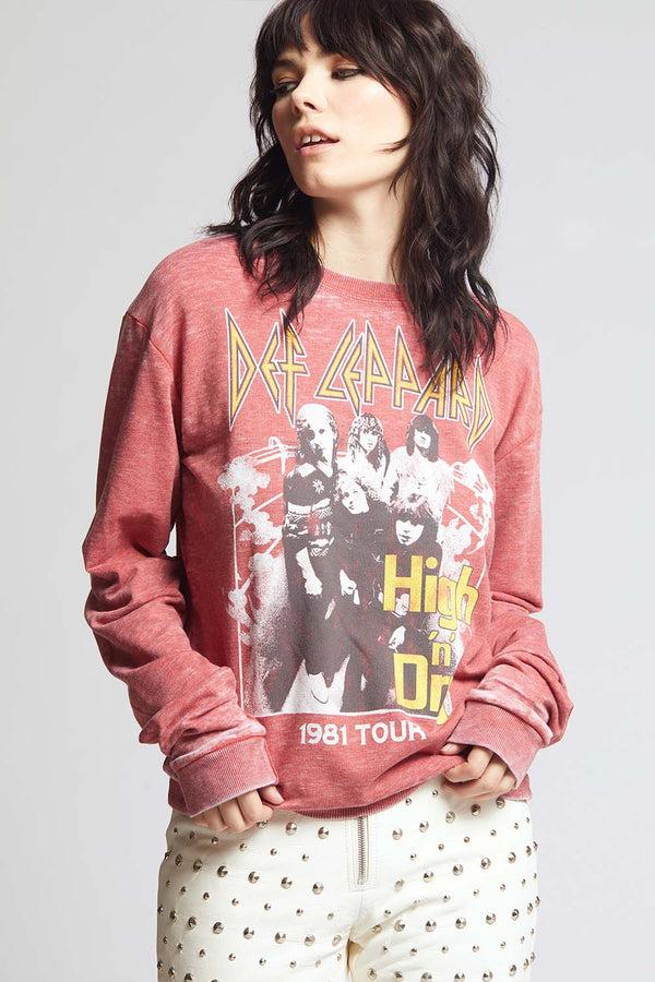 Recycled Karma Def Leppard High ‘N’ Dry Slim-fit Sweatshirt