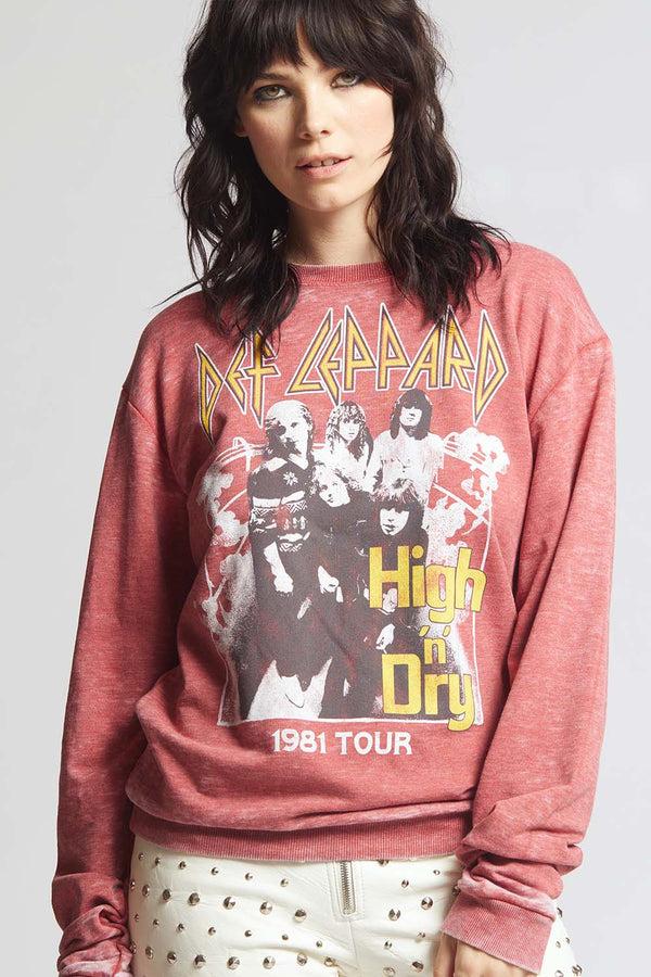 Recycled Karma Def Leppard High ‘N’ Dry Slim-fit Sweatshirt