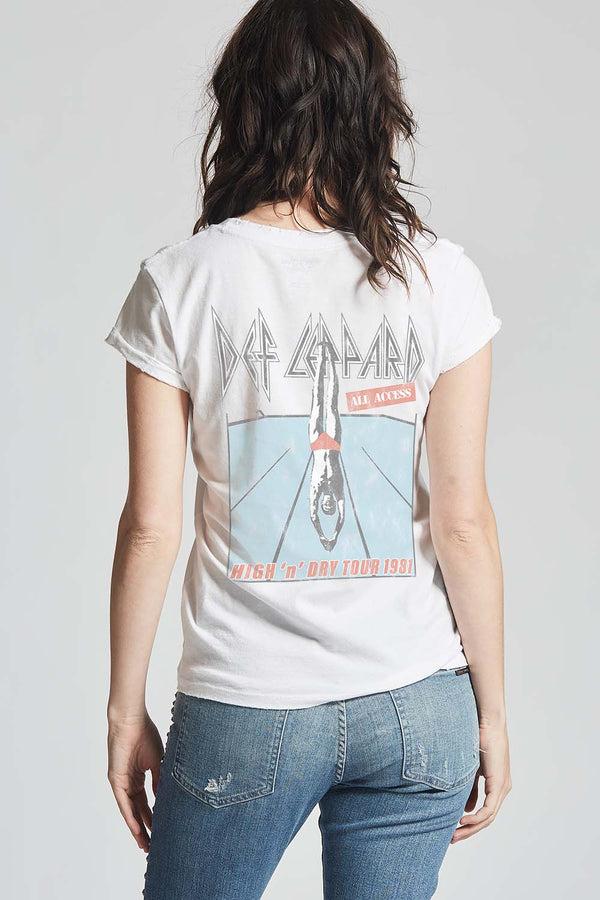 Recycled Karma Def Leppard High 'N' Dry Tour 1986 Tee