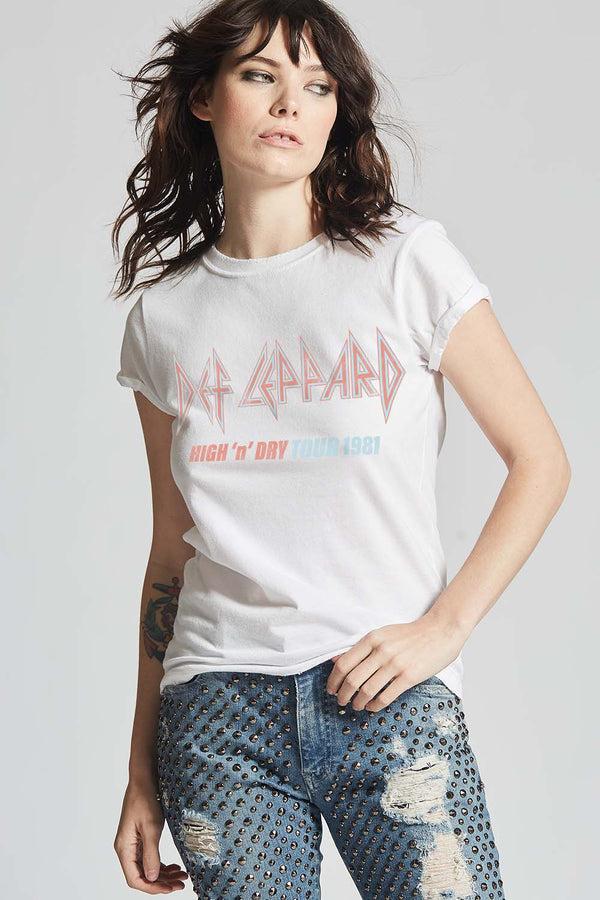 Recycled Karma Def Leppard High 'N' Dry Tour 1986 Tee