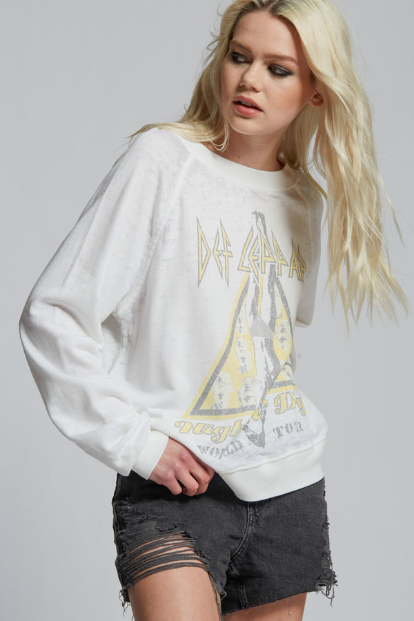 Recycled Karma Def Leppard High ‘n’ Dry Tour Sweatshirt