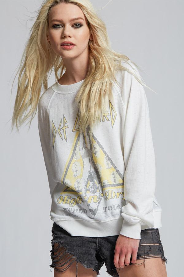 Recycled Karma Def Leppard High ‘n’ Dry Tour Sweatshirt