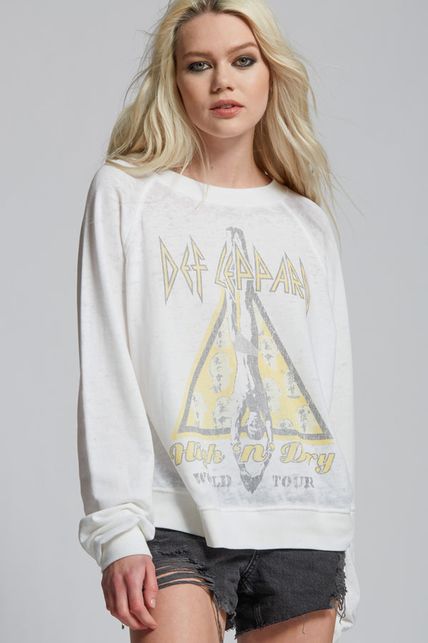 Recycled Karma Def Leppard High ‘n’ Dry Tour Sweatshirt