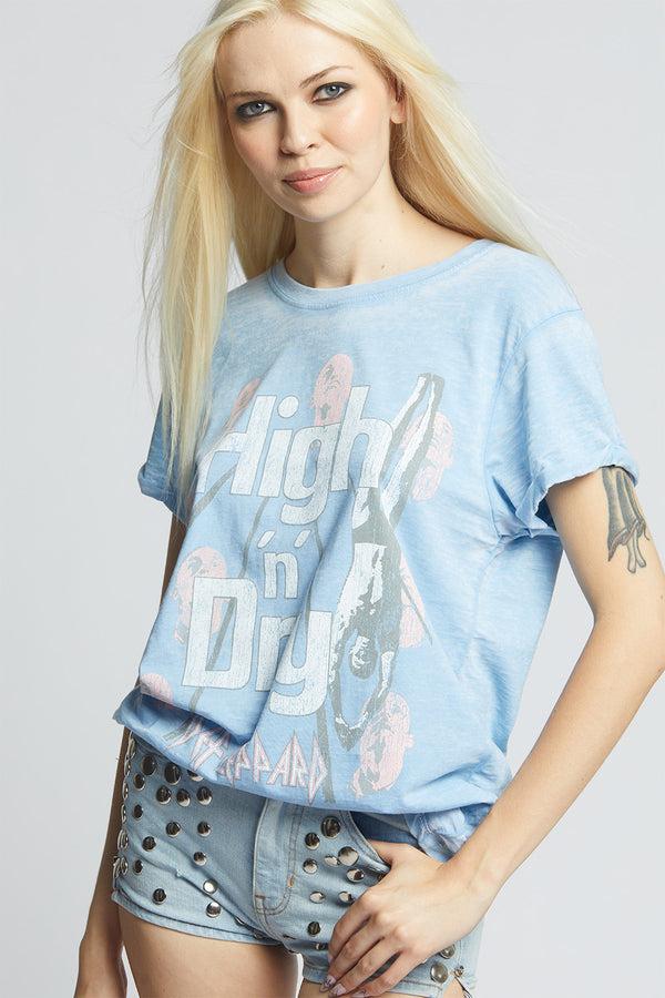 Recycled Karma Def Leppard High 'n’ Dry Vintage Graphic Tee