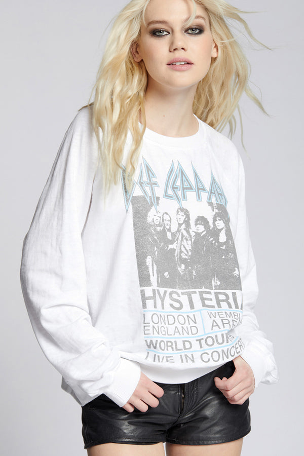 Recycled Karma Def Leppard Hysteria London Oversized Concert Sweatshirt