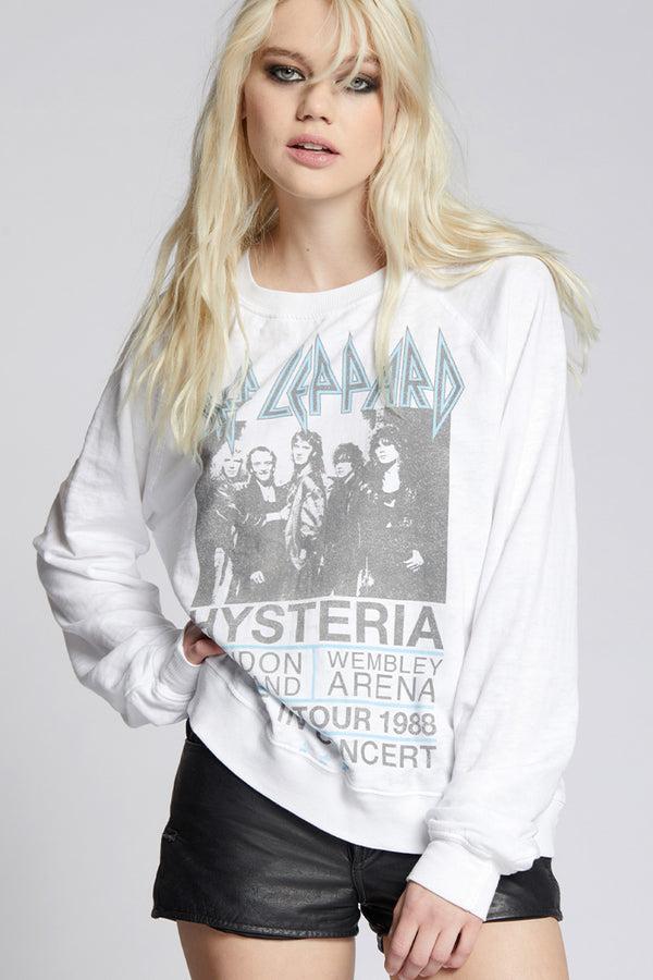 recycled karma Def Leppard Hysteria London Oversized Concert Sweatshirt